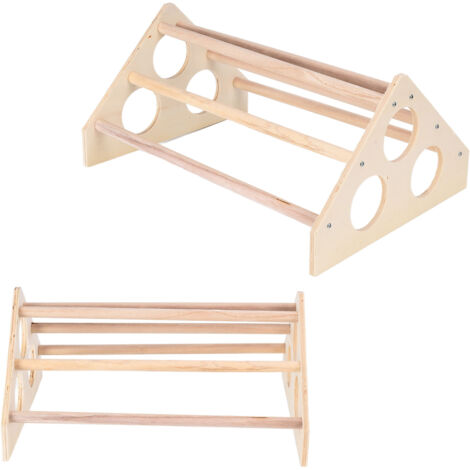 Perchoir en Bois pour Poules - Support Main Fabriqué pour Maison de Basse-Cour et Ferme Familiale
