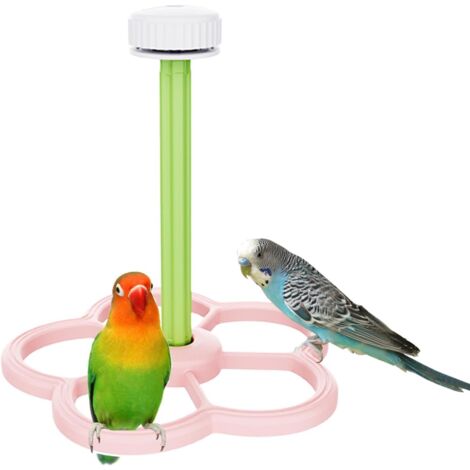 Perchoir pour Cage Oiseau - Jouet Sensoriel Moulin à Vent
