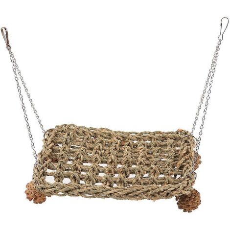 Perchoir pour perroquet, échelle oiseau, balançoire et hamac – accessoires cage perruches, jouets divertissants pour oiseaux.