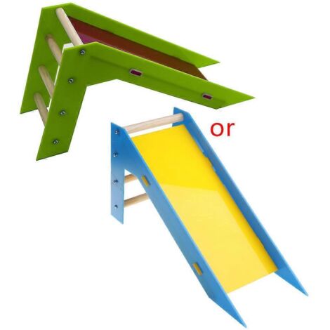 Perchoir toboggan oiseau jouet rampement perroquet petite cage décoration grimpant perche accessoire pour petits oiseaux.