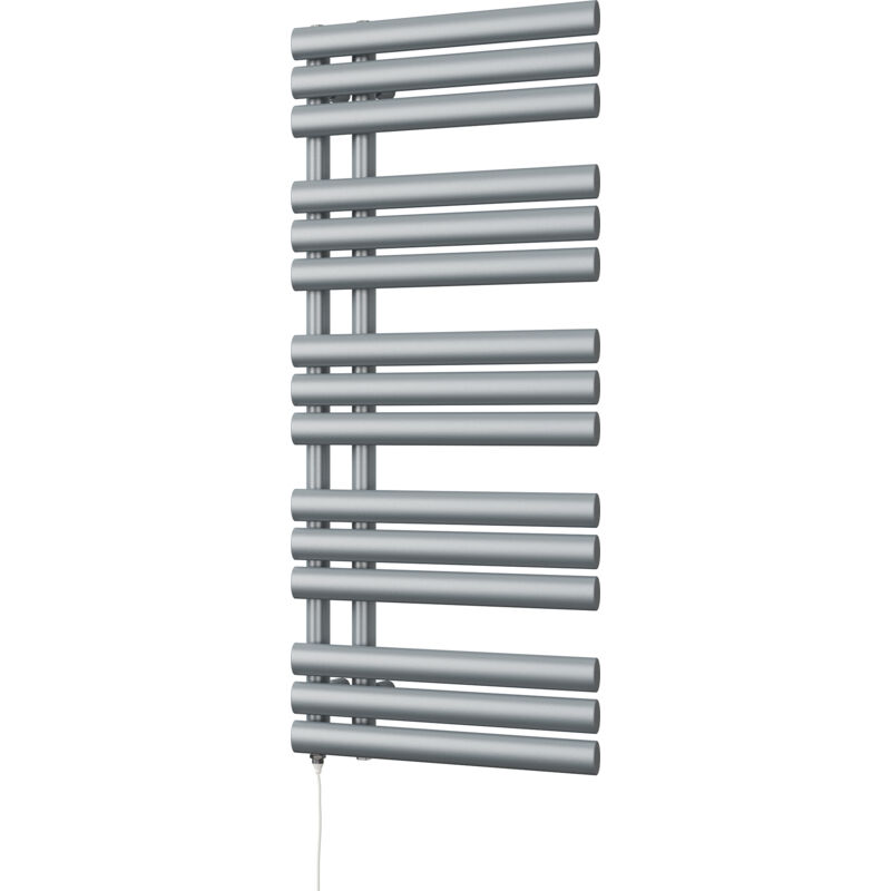 Image of Percival - Silver Electric Towel Rail&hellip;