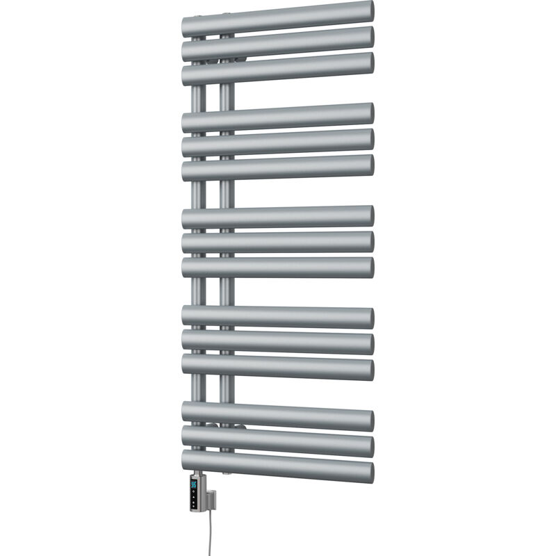 Image of Percival - Silver Electric Towel Rail&hellip;