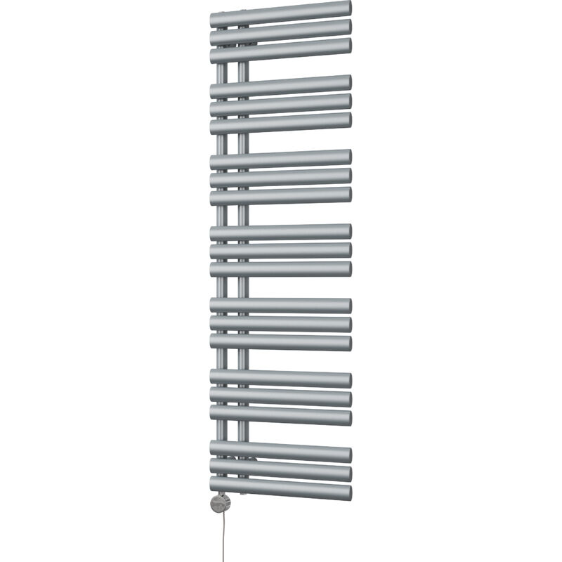 Image of Percival - Silver Electric Towel Rail&hellip;