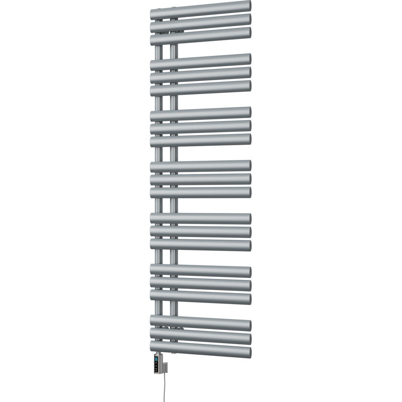 Image of Percival - Silver Electric Towel Rail&hellip;
