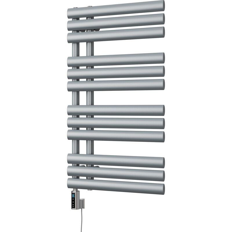 Image of Percival - Silver Electric Towel Rail&hellip;