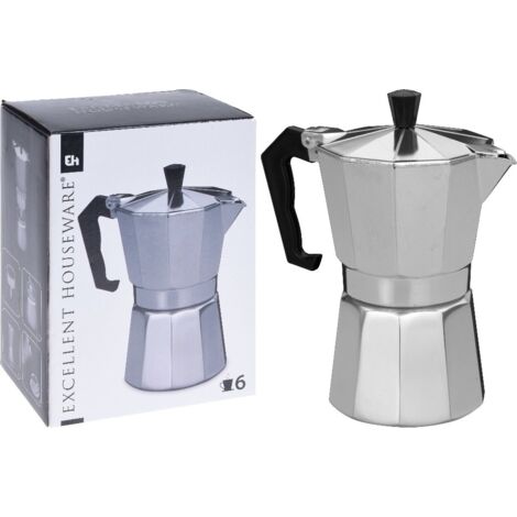 Percolateur 6 tasses en aluminium