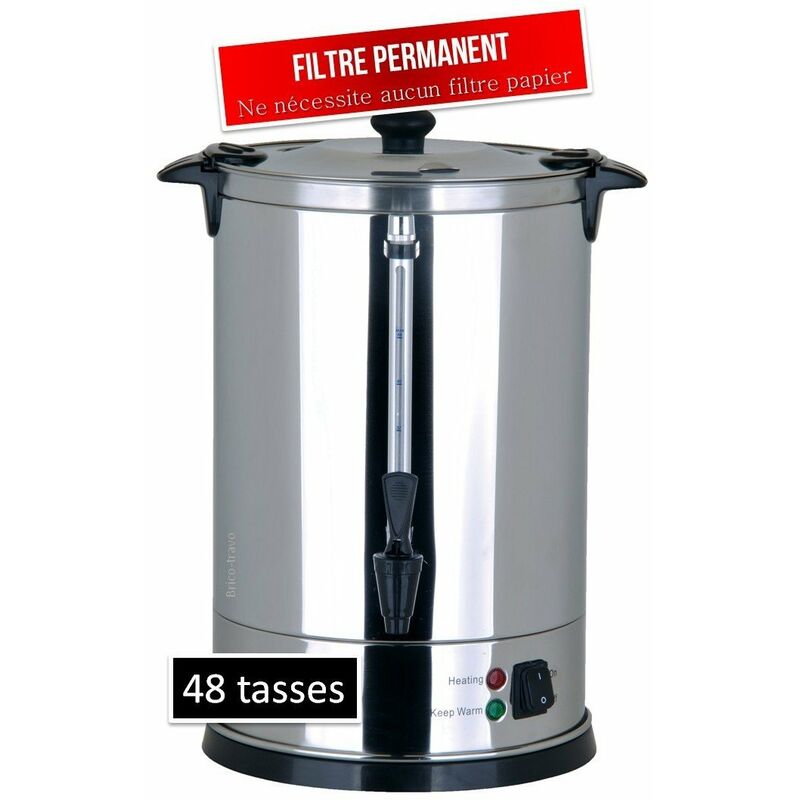 Casselin - Percolateur à café professionnel 48 tasses