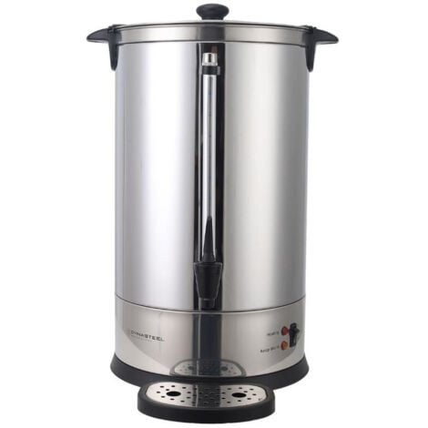 DYNASTEEL Percolateur à Café avec Filtre Permanent 14 L - 100 Tasses