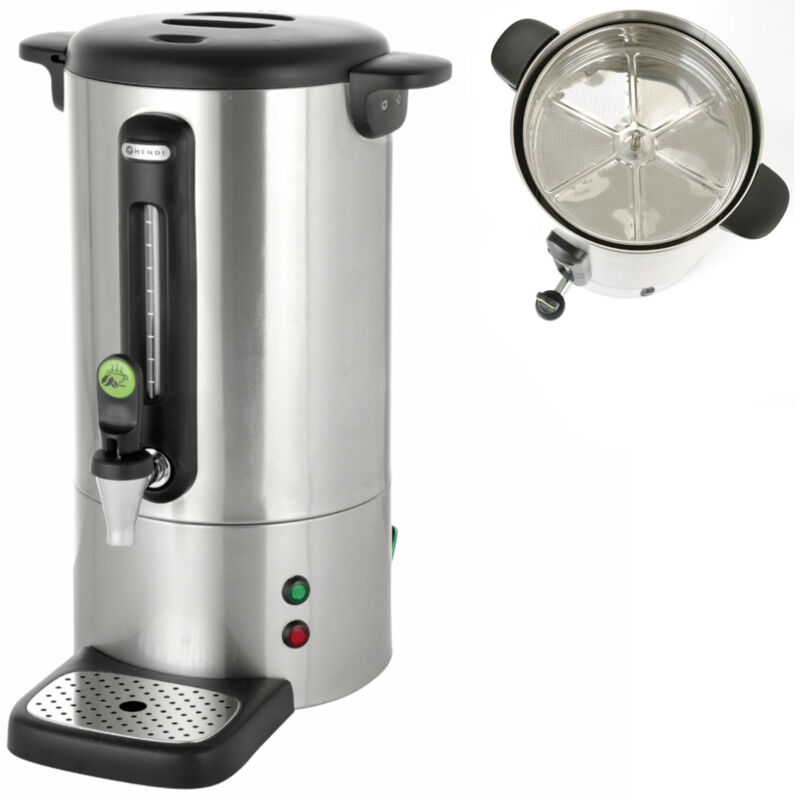 Cafetière à percolateur avec robinet anti-goutte, acier, Concept Line, 7 l - Hendi 211434