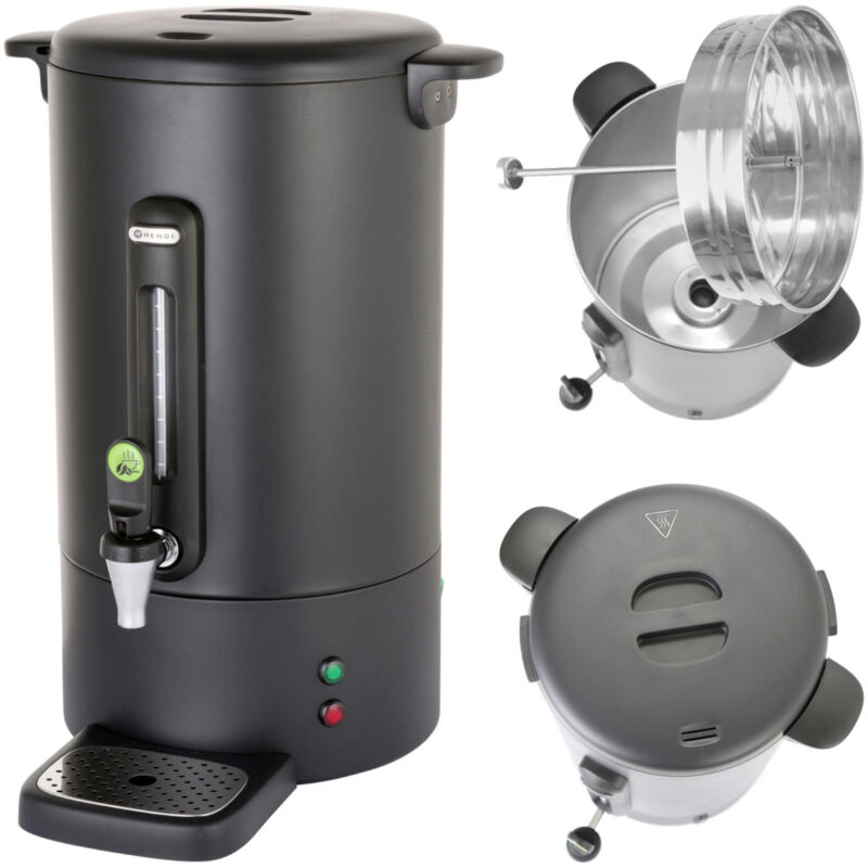Hendi - Percolateur à café avec robinet anti-goutte noir Concept Line 13 l 211489