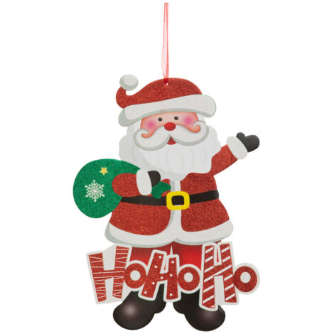 Père Noël à suspendre H 39 cm - Feeric Christmas