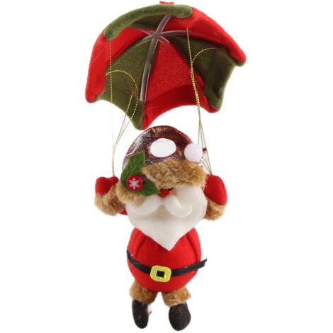 Père Noël en Parachute - Décoration de Noël Suspendue pour Centres Commerciaux