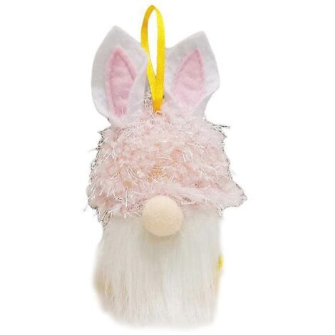 Père Noël Lapin de Pâques Gnome Suspendu Ornement Boîte Rangement Biscuits Bonbons Contenant Décoration