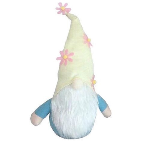 Père Noël suédois Gnome Tomte Nisse pour déco de Pâques, lutin sans visage pour poupée, ornement de cuisine et ferme.