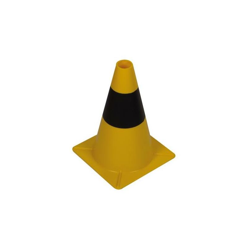 Image of Perel - Yellow/black cone - 30 cm