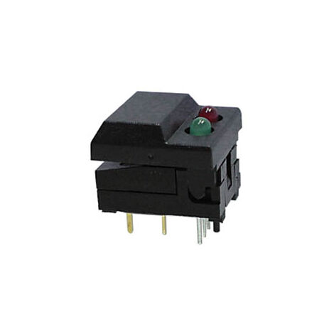 Perel 139792 DIP pulsador, digitast, Negro