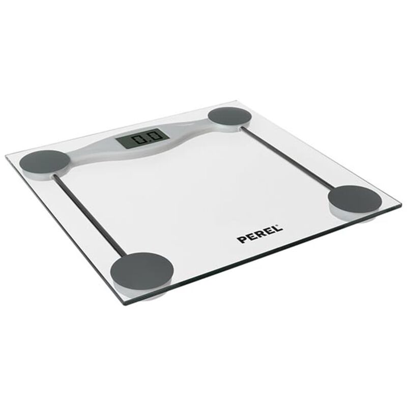 

Báscula de baño digital transparente 180 kg - Amarillo - Perel