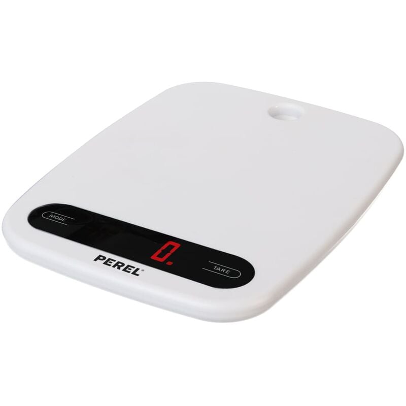 

Báscula de cocina digital blanco 5 kg - Perel