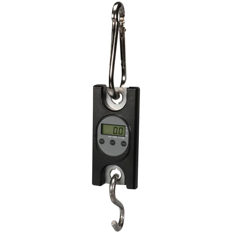 

Báscula digital portátil negro 200 kg - Perel