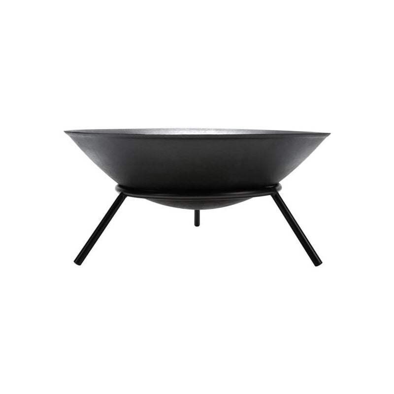 

Brasero negro 56x26 cm - Negro - Perel