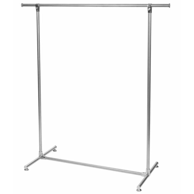 

Burro percho individual de ropa 125x50x130 cm 75 kg MP61 - Plateado - Perel