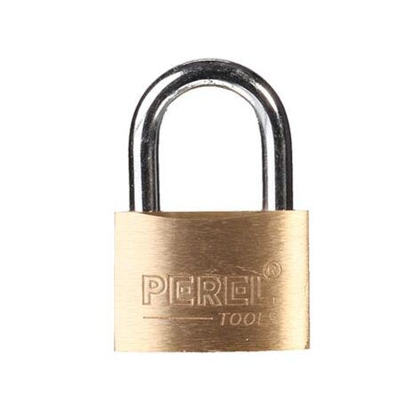 PEREL - Candado SLK40 de 27 mm de largo x 38 mm de ancho x 12,5 mm de altura 145887