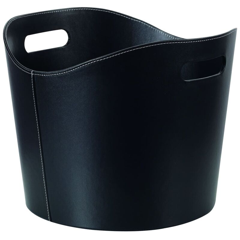 

Cesta para troncos de leña negro 39x31cm - Negro - Perel