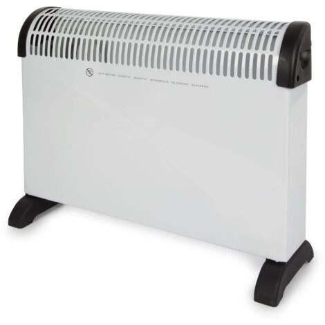 Perel – Convecteur mobile 2000W – Chauffage jusqu’à 60 m³ – 3 niveaux de chaleur – Thermostat intégré – Design léger avec poignées