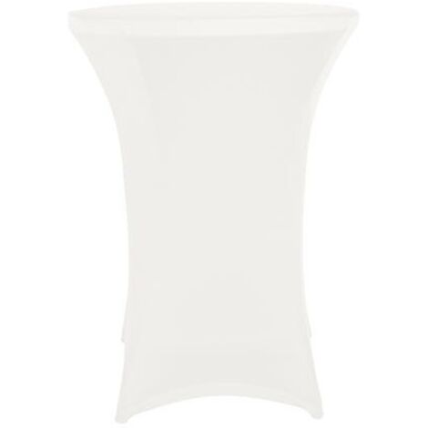 Perel Cubierta para la Muerte de la Muerte, Blanco, Blanco, Ø 80 cm x 100 cm