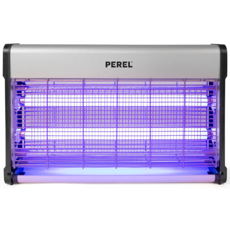 PEREL Destructeur d'insectes Electrique 30W Anti-Moustiques 100m2 Silencieux