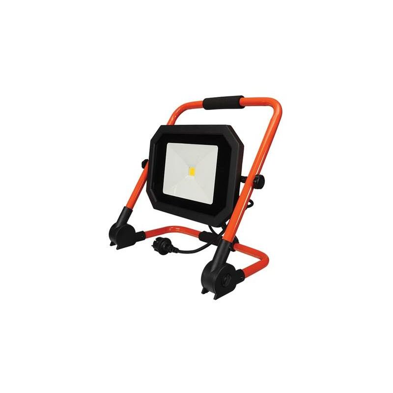 Image of Portable folding led work light - 50 w - 4000 k - 1.5m cable + eu plug