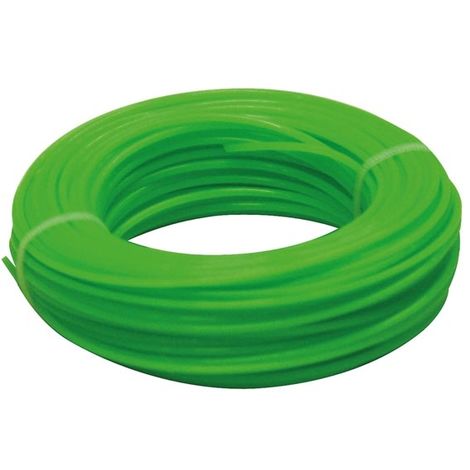 Perel – Fil pour coupe-bordure nylon 1.6 mm – Longueur 25 m – Couleur verte – Coupe nette pour bordures de pelouse