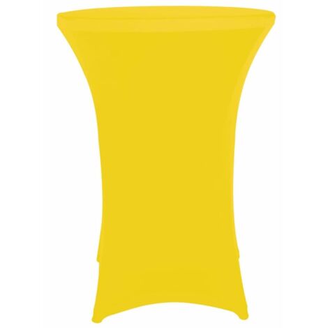 Perel Funda para mesa alta de bar amarilla FP205
