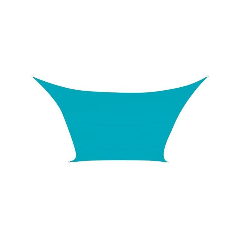 Image of Shade sail - rectangular - 2 x 3 m - colour: sky blue