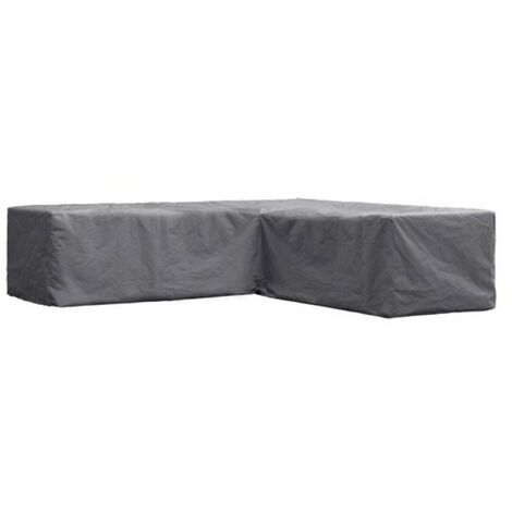 Perel – Housse salon de jardin en forme de L 300x300x70 cm – Tissu polypropylène résistant aux intempéries et UV – Protection optimale mobilier extérieur