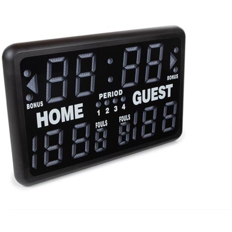 Marcador Digital, Multisport, con Temporizador Deportivo Multifuncional, para Uso en Interiores y Exteriores, Modelo de Mesa, Uso Independiente o en