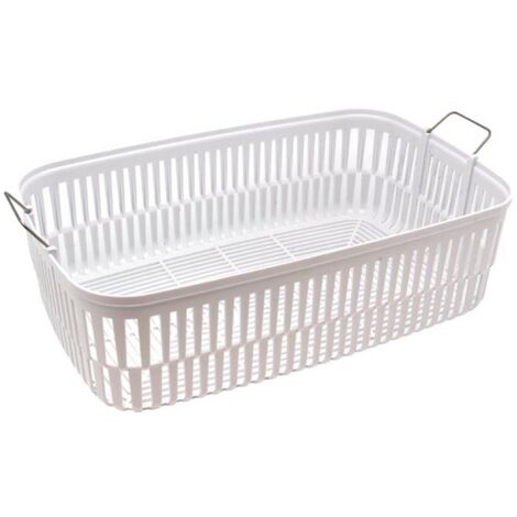 Perel Panier de rechange pour nettoyeur à ultrasons VTUSC6, 6 L, blanc