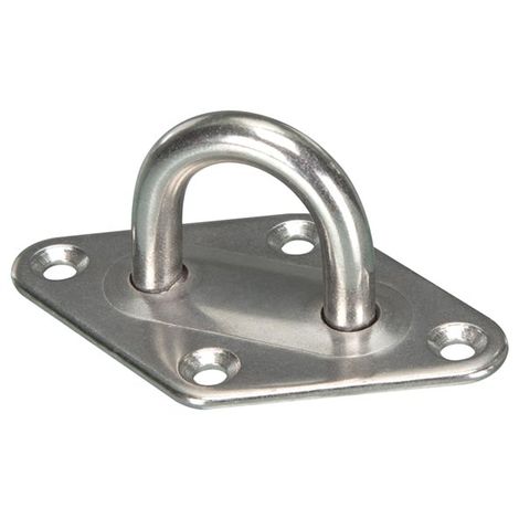 Perel – Pontet en acier inoxydable 50 x 80 mm – Fixation pour panneaux solaires – Acier AISI 304 – GSSA5