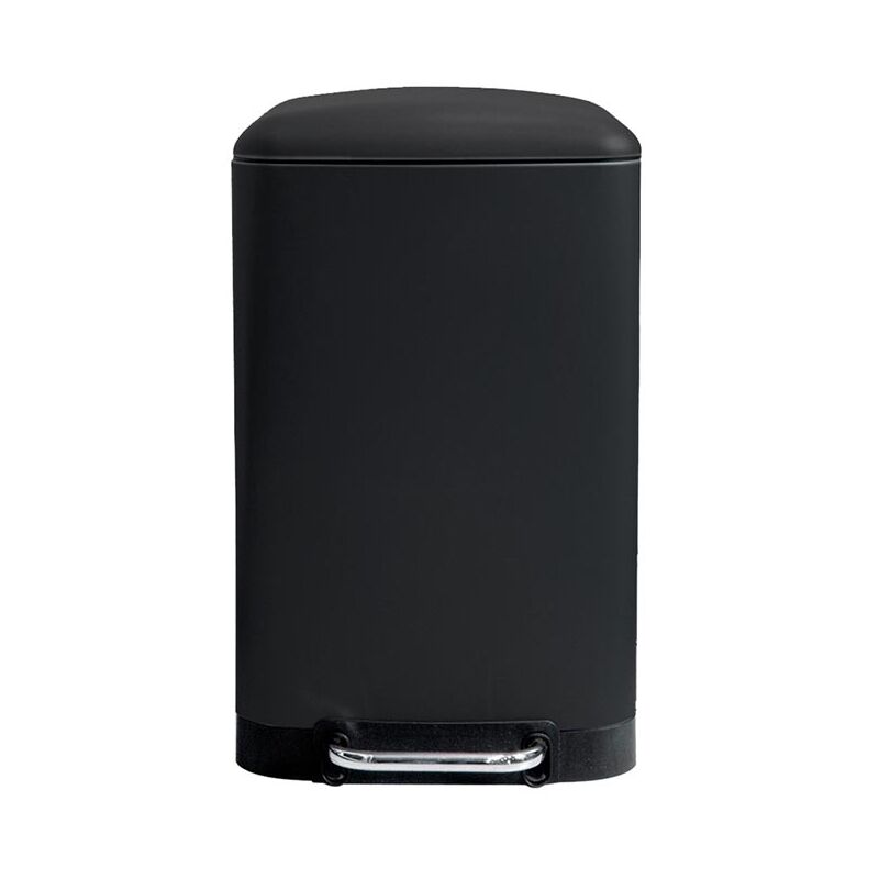 Poubelle à pédale métallique avec seau amovible, base solide antidérapante et pédale renforcée, idéale pour la maison et le bureau, capacité de 30 Poubelle à pédale métallique avec seau amovible, base solide antidérapante et pédale renforcée, idéale pour la maison et le bureau, capacité de 30