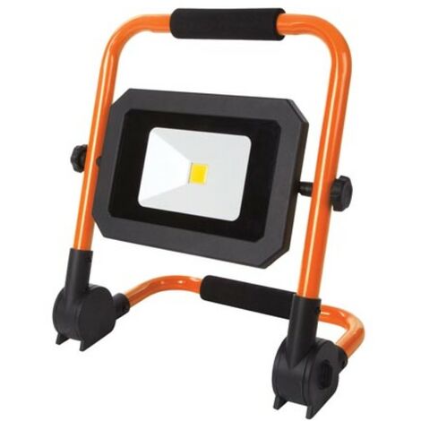 Perel Projecteur de chantier LED portable, 30 W, 4000 K, IP64