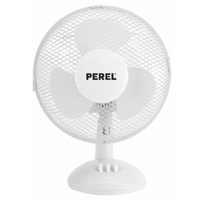 

Ventilador de mesa 23 cm 20 W blanco CFAN0325N - Blanco - Perel