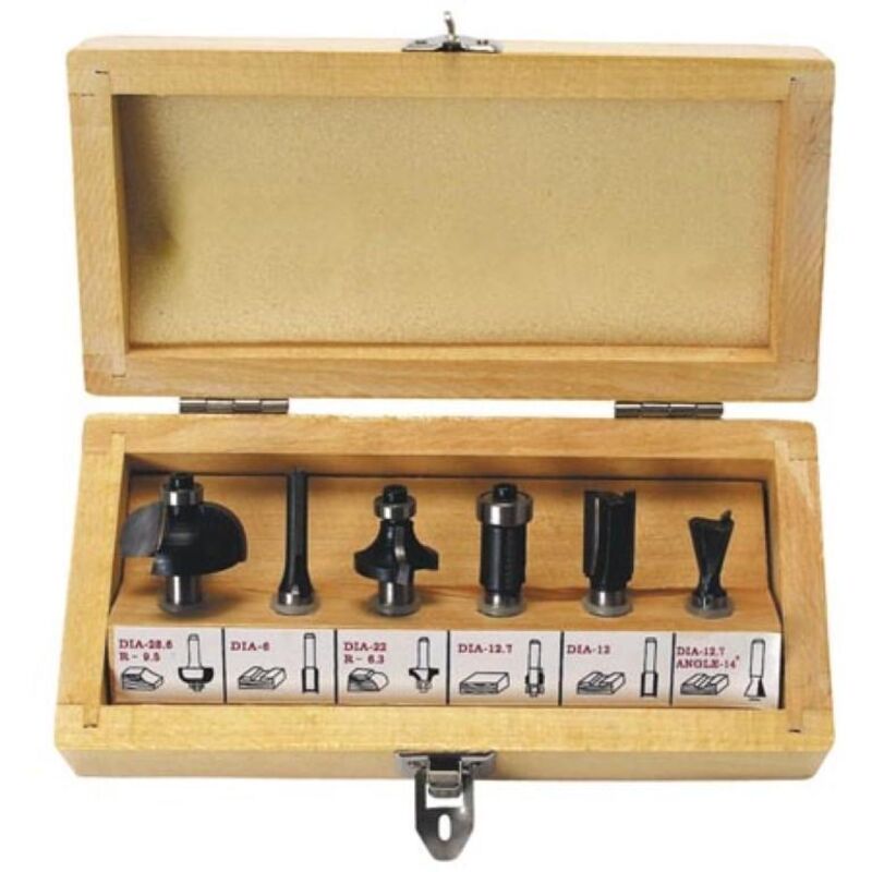 Set di punte per fresa - 6 pz