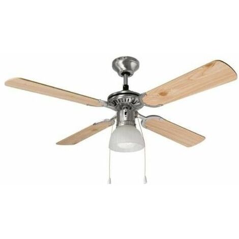 Perenz 7064B Ventilatore Da Soffitto 4 Pale Con Kit Luce Diametro 105cm Bianco