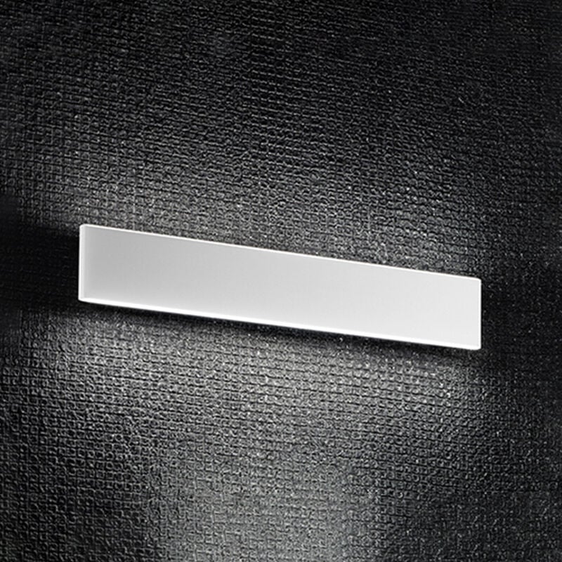 Image of Applique In Metallo Moderna Plank Bianco Led Piccola Luce Calda Grande