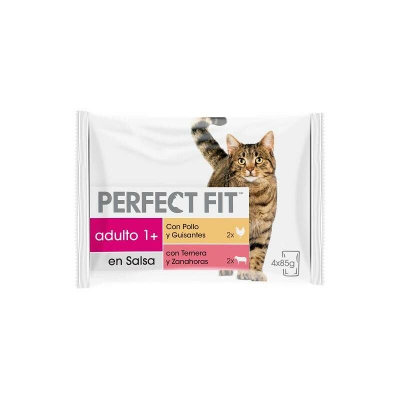 

Carne 4x85gr Comida Húmeda para Gatos Esterilizados - Perfect Fit
