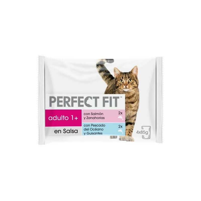 

Pescado 4x85gr Comida Húmeda para Gatos - Perfect Fit