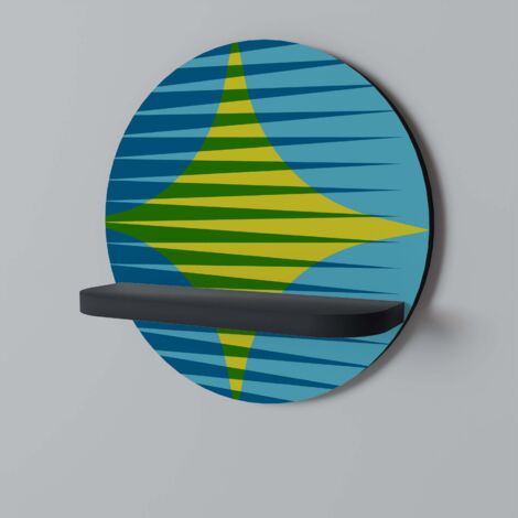 PERFECTION PICKS Mensola rotonda nera