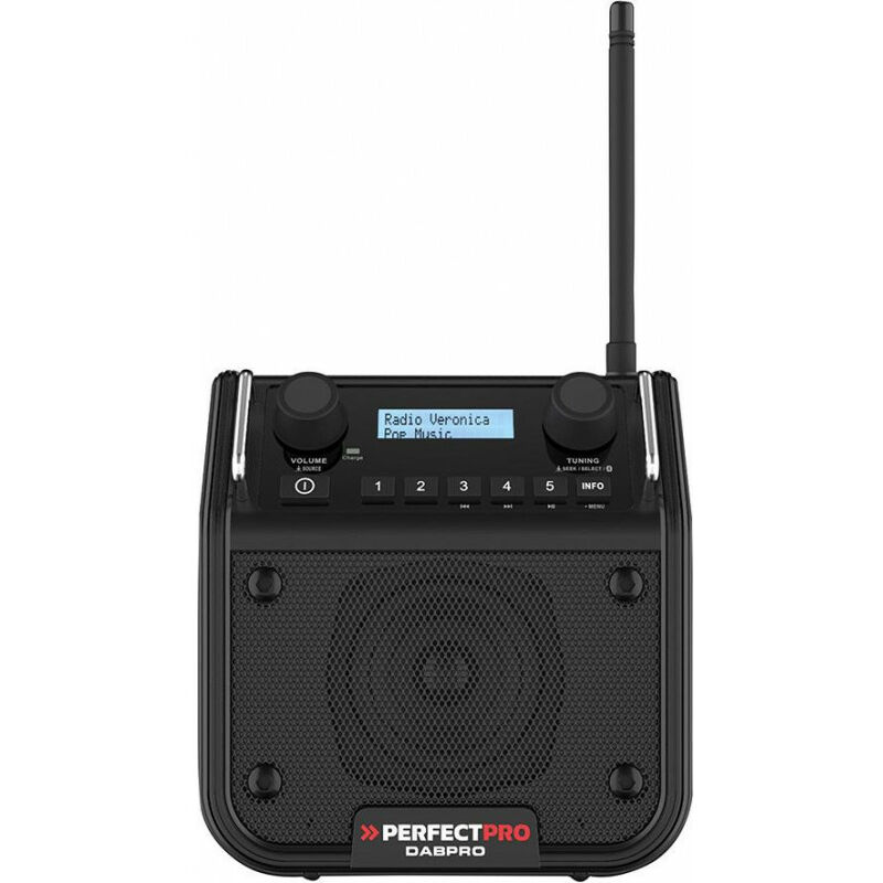 

Perfect Pro - PerfectPro DABPRO2 Radio de obra - FM RDS - DAB + - entrada auxiliar - alimentación de red y batería