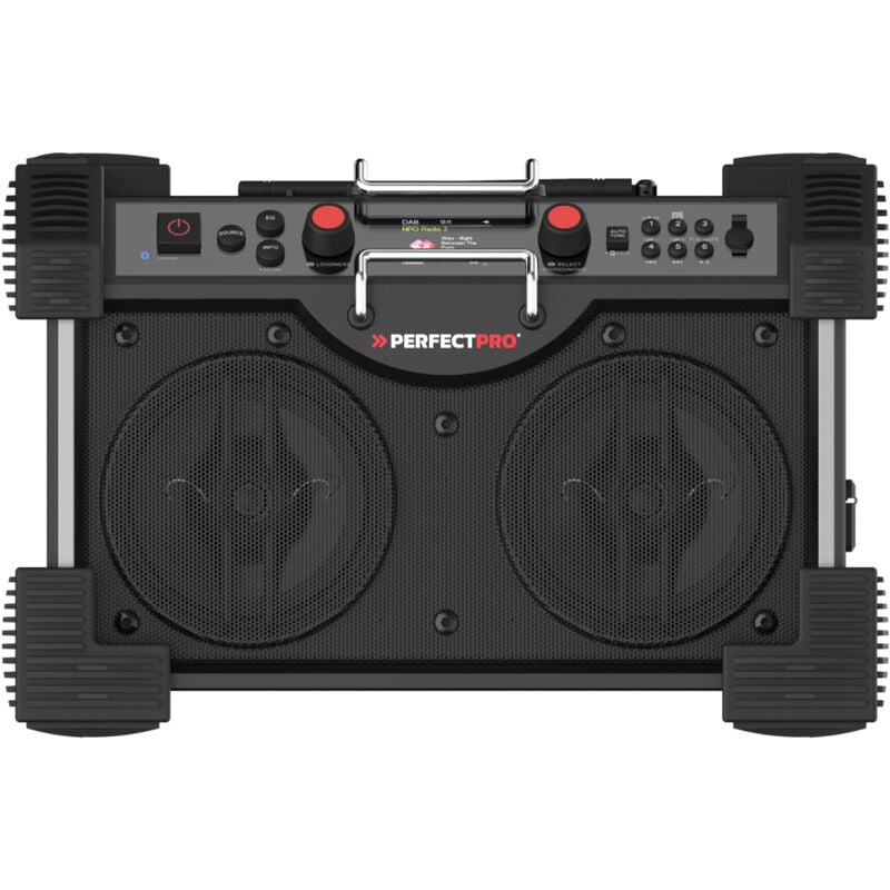 PerfectPro Radio de chantier ROCKHART 18V - AMPShare sans batterie ni chargeur