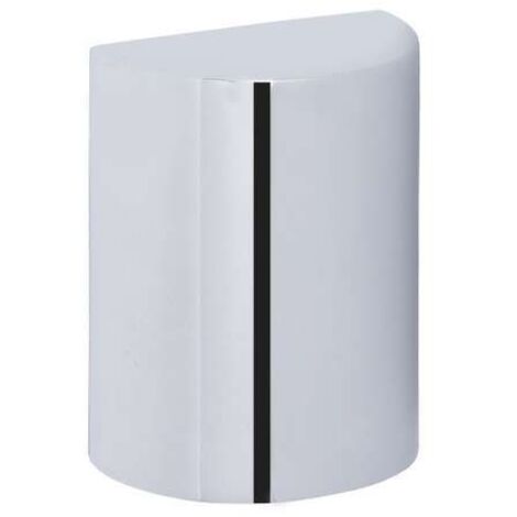 Perfetto 2 Dekor-Element ''Düne'' , Messing massiv, PERF-DUENE2 verchromt